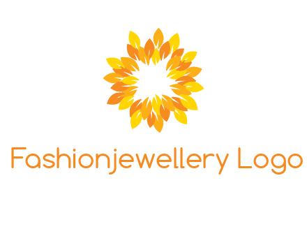 flower around sun logo