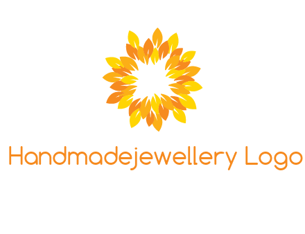 flower around sun logo