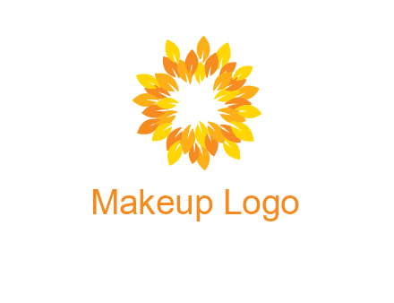 flower around sun logo