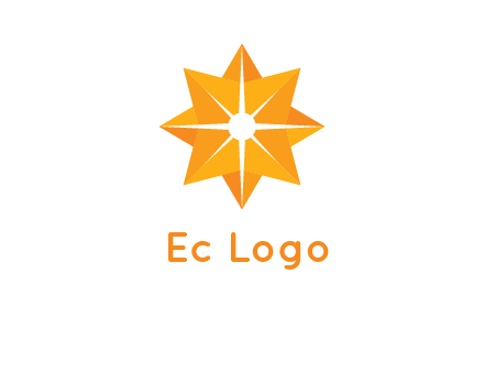 abstract star logo