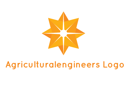 abstract star logo