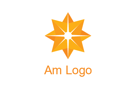 abstract star logo
