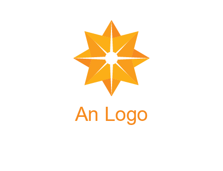 abstract star logo