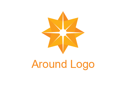 abstract star logo