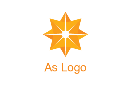 abstract star logo