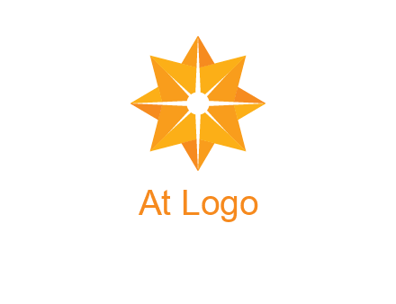 abstract star logo