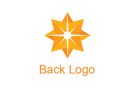 abstract star logo