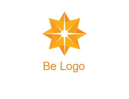 abstract star logo