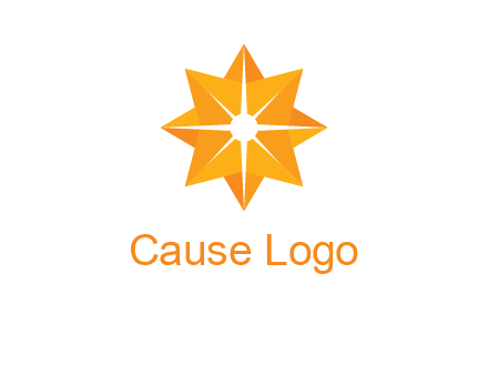 abstract star logo