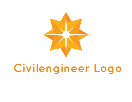 abstract star logo