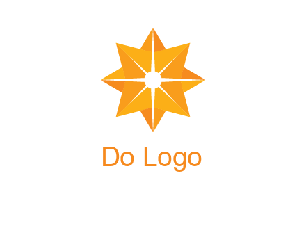 abstract star logo