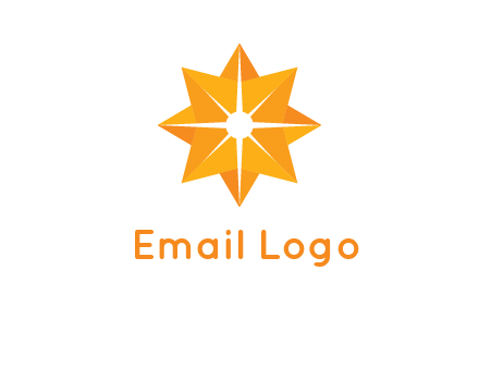 abstract star logo