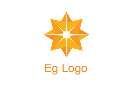 abstract star logo
