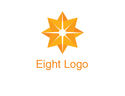 abstract star logo