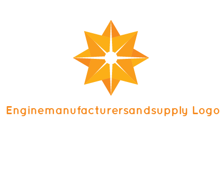 abstract star logo