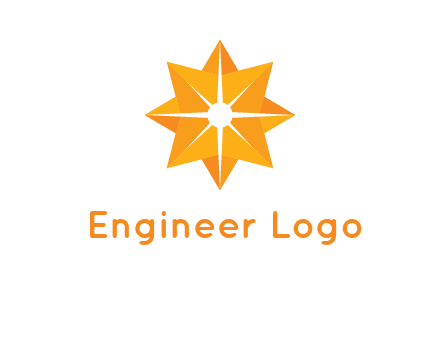 abstract star logo