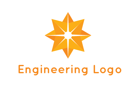 abstract star logo