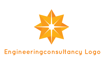 abstract star logo