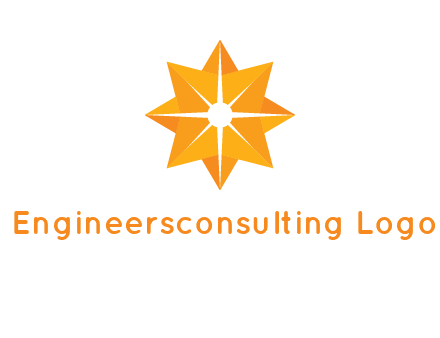 abstract star logo