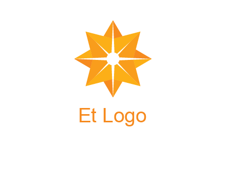 abstract star logo