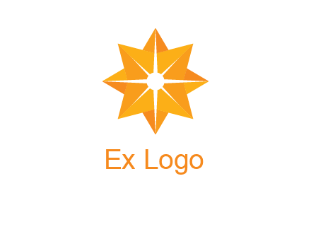 abstract star logo