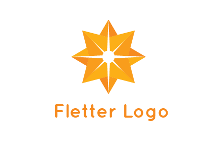 abstract star logo