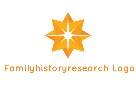 abstract star logo
