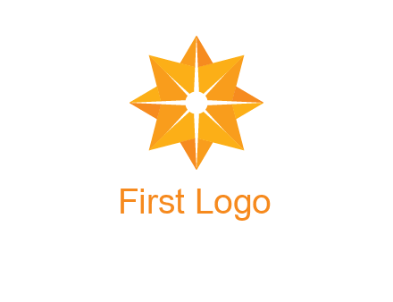 abstract star logo