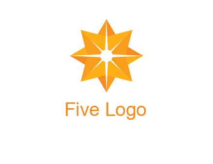 abstract star logo
