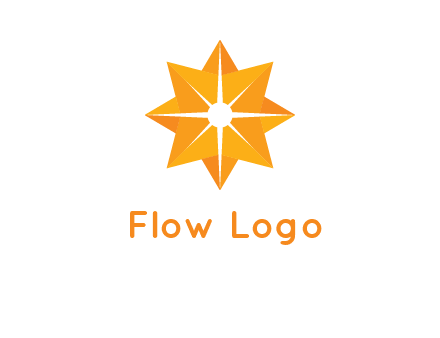abstract star logo