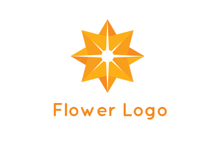 abstract star logo