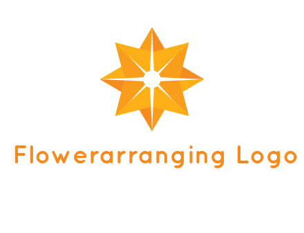 abstract star logo