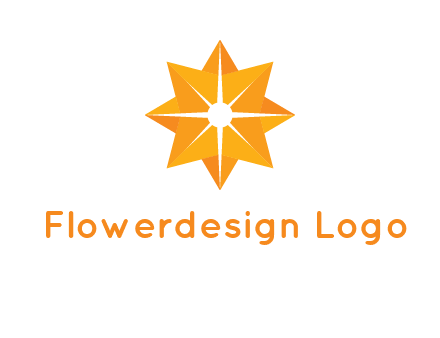 abstract star logo