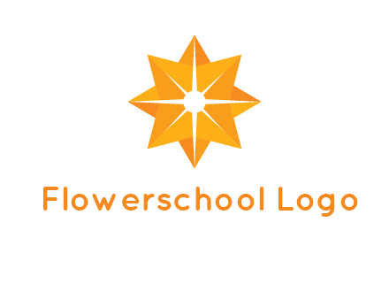 abstract star logo