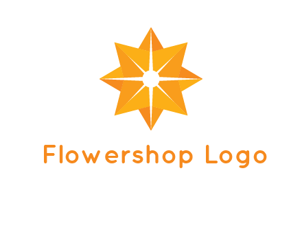 abstract star logo