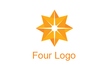 abstract star logo
