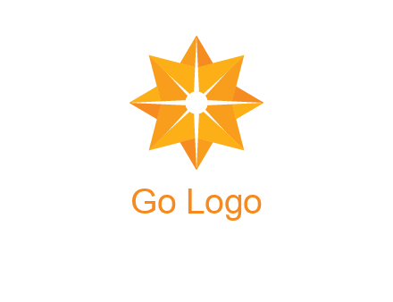 abstract star logo