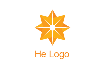 abstract star logo
