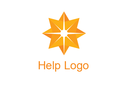 abstract star logo