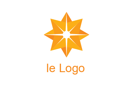 abstract star logo