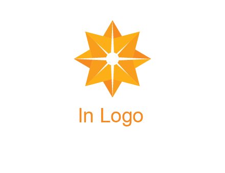 abstract star logo