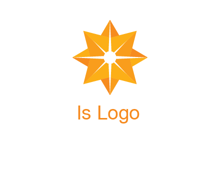abstract star logo