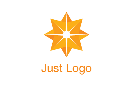 abstract star logo