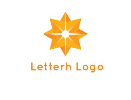 abstract star logo
