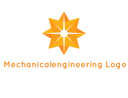 abstract star logo