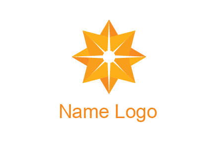 abstract star logo