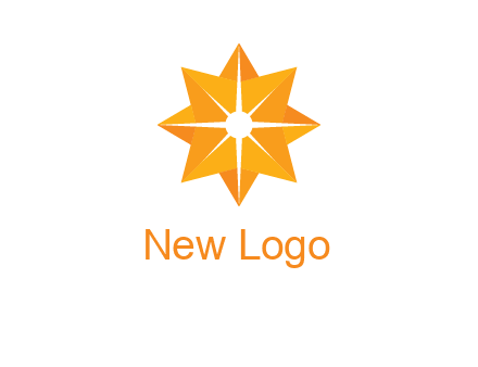 abstract star logo