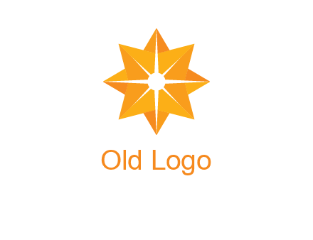 abstract star logo