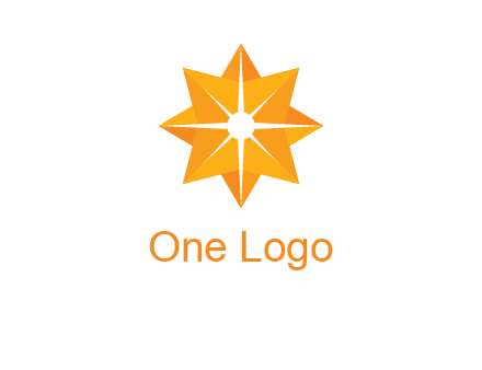 abstract star logo