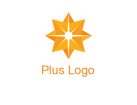 abstract star logo